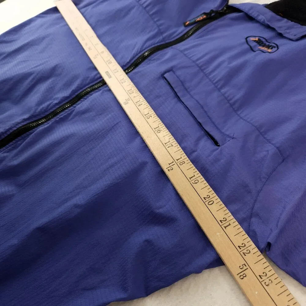 VTG Brooks Men’s‎ M Activent Windbreaker Jacket Blue Lightweight Water-Resistant